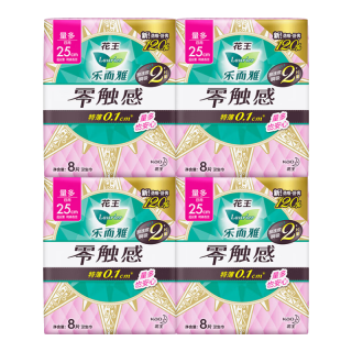 乐而雅 花王乐而雅卫生巾日用特薄0.1零触感 25cm 32片