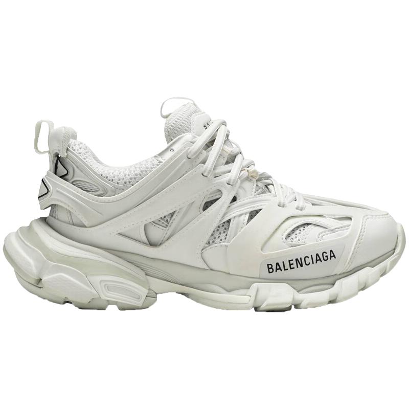 BALENCIAGA 巴黎世家 Track系列 女士白色老爹鞋 542436 W1GB1 9000 38