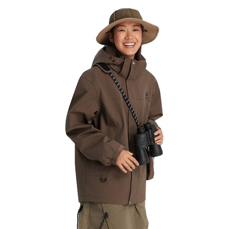 探拓 三合一冲锋衣秋冬男女套抓绒户外服款拉链风衣外套