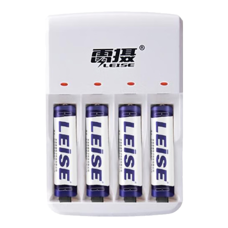 leise 雷摄 807套装 7号镍氢充电电池 1.2V 950mAh 充电套装 4粒装