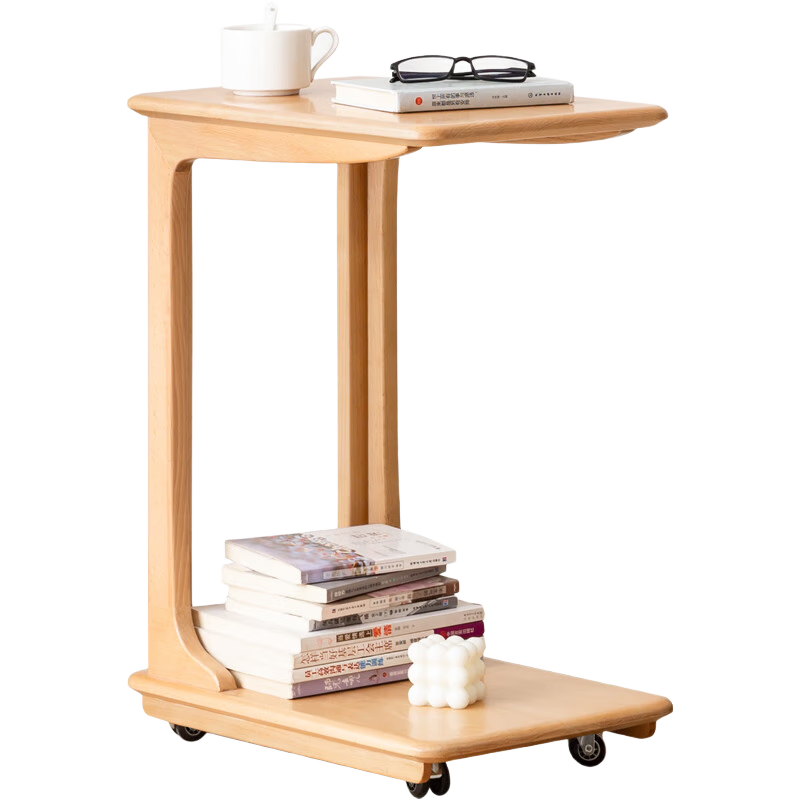 YESWOOD 源氏木语 实木边几茶几客厅移动沙发侧边桌茶几简约卧室床头小桌子