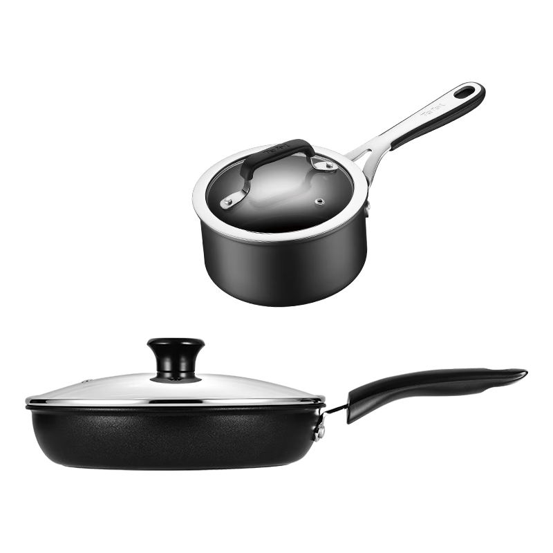 特福（Tefal）锅具不粘锅套装 家用炒菜锅烹饪厨具组合套装 电磁炉燃气灶通用