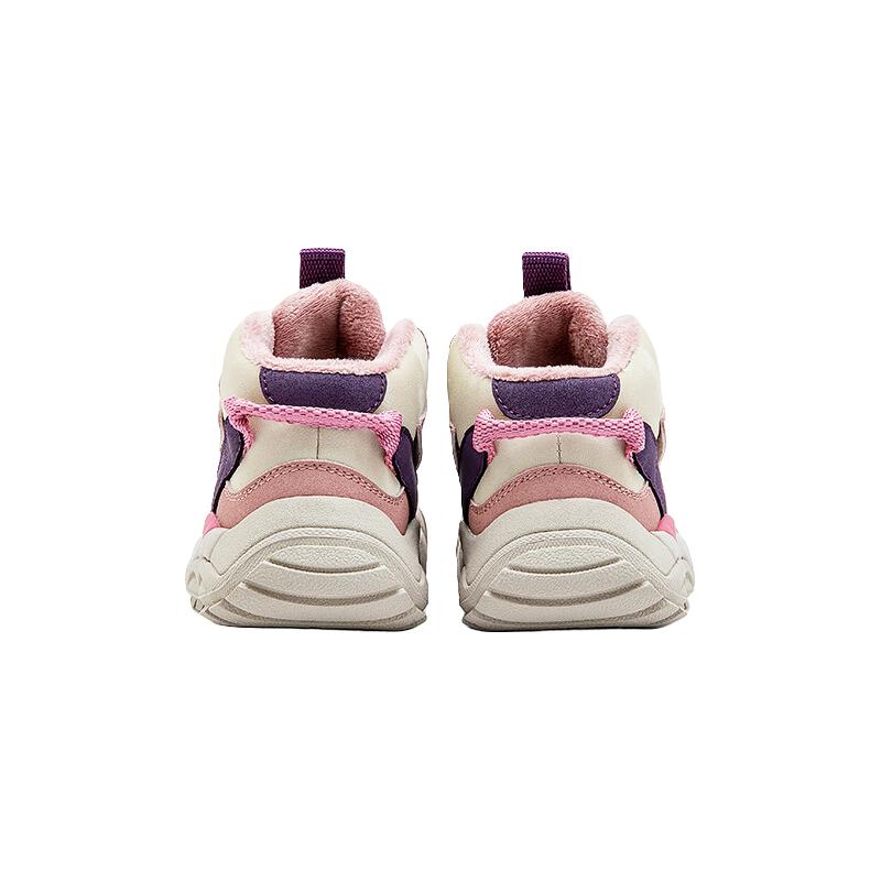 天美意童鞋儿童运动鞋女童软底防滑跑步鞋男童休闲鞋 珊瑚粉/齐紫 30