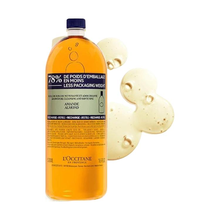 L'OCCITANE 欧舒丹甜扁桃紧致沐浴油 清洁滋润紧致芬芳
