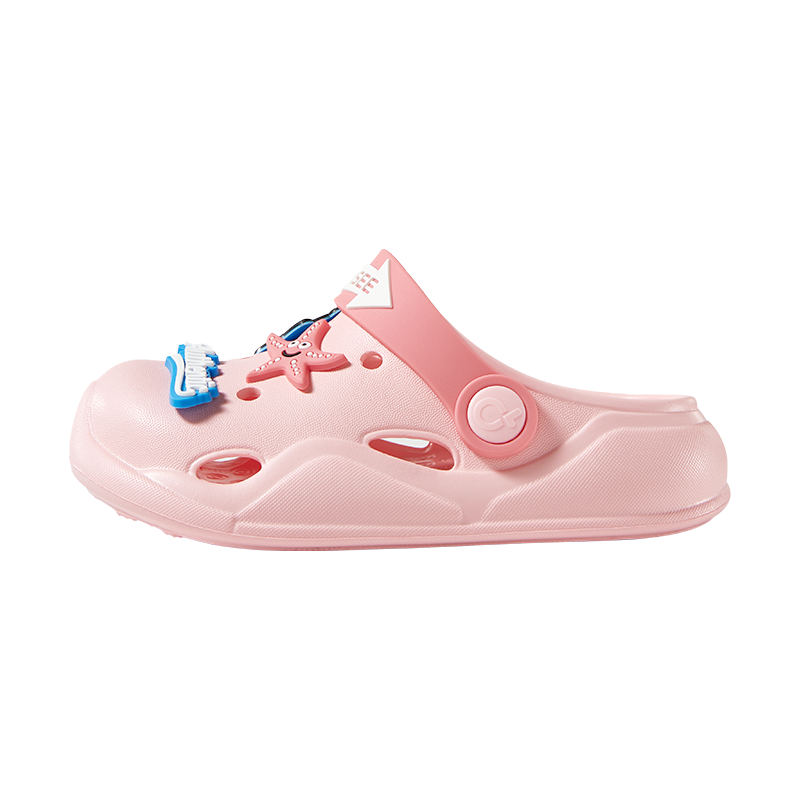  POSEE/朴西 不易滑 儿童凉拖鞋  杏仁粉 170