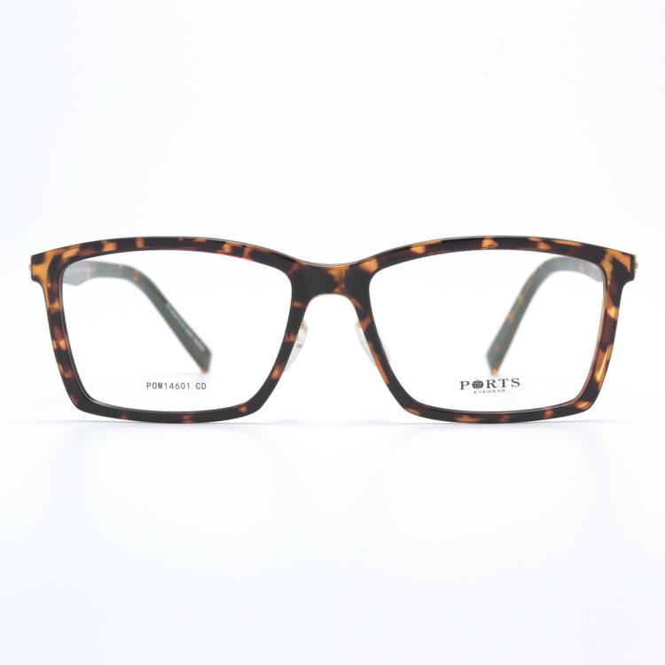 PORTS 男士轻盈椭圆框眼镜架POM14601