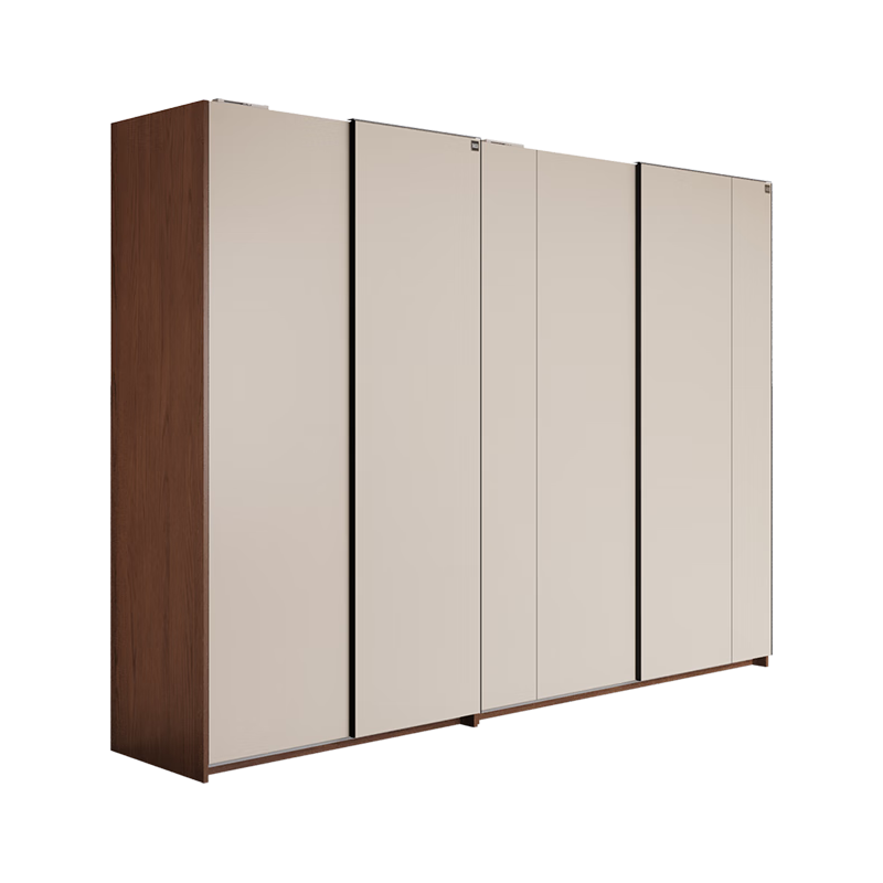  顾家家居 KUKA  顾家木艺 推拉门大衣柜PT8080GY 推拉门衣柜-1.8米