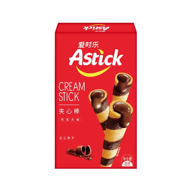 AStick爱时乐 夹心饼干 巧克力芝士草莓香草椰香 20g*5盒