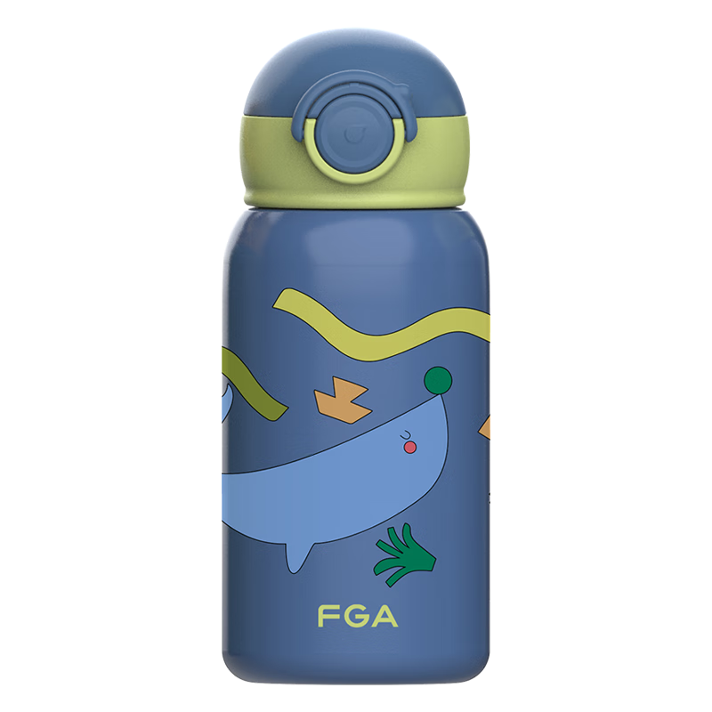 富光 FGA富光儿童保温杯316不锈钢带吸管水壶