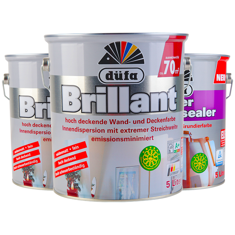 düfa 都芳 生态内墙漆套装 白色 15L