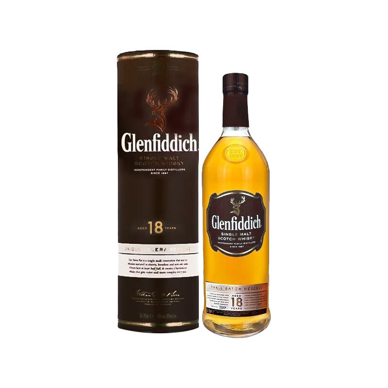 格兰菲迪 18年 苏格兰 单一麦芽威士忌 洋酒 200ml