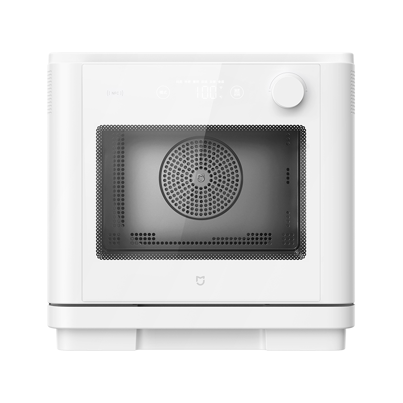 MIJIA 米家 小米电烤箱空气炸蒸烤箱一体机 全自动烘焙烘烤解冻发酵多功能 免翻面 烧烤红薯鸡翅神器 台式20L