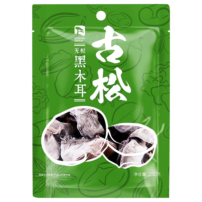 Gusong 古松食品 无根黑木耳 250g
