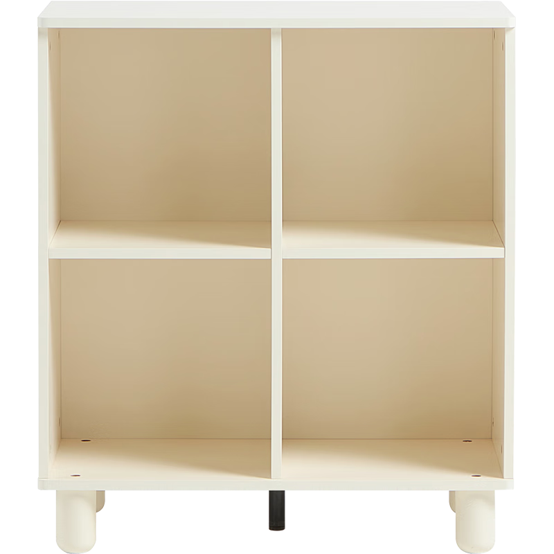 LINSY KIDS林氏书柜矮柜储物柜客厅收纳柜子家用自由组合格子柜实木书架 4格书柜