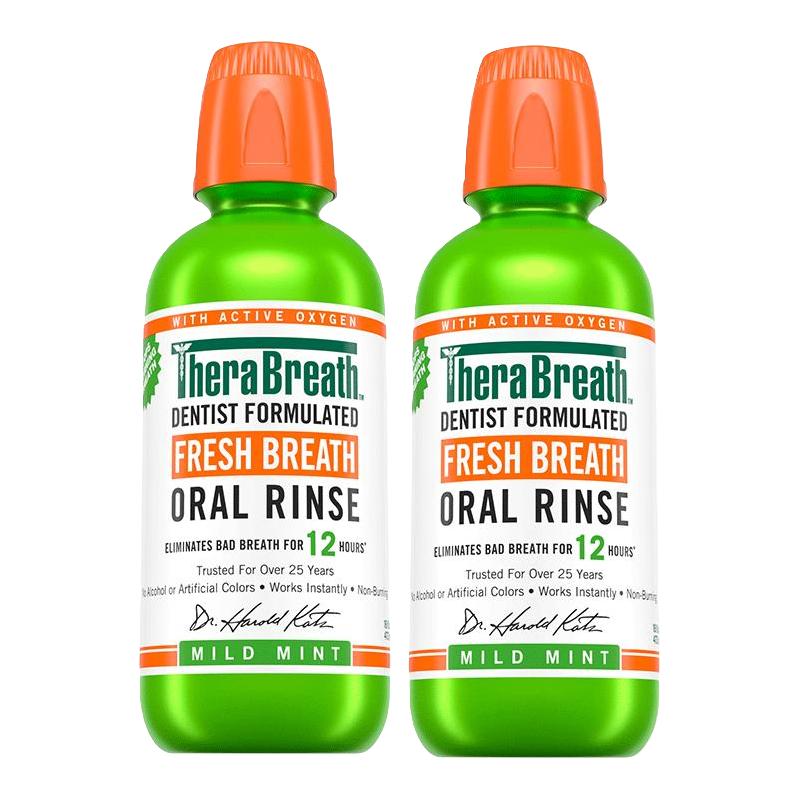 凯斯博士TheraBreath漱口水去口臭清新口气男女儿童持久留香便携