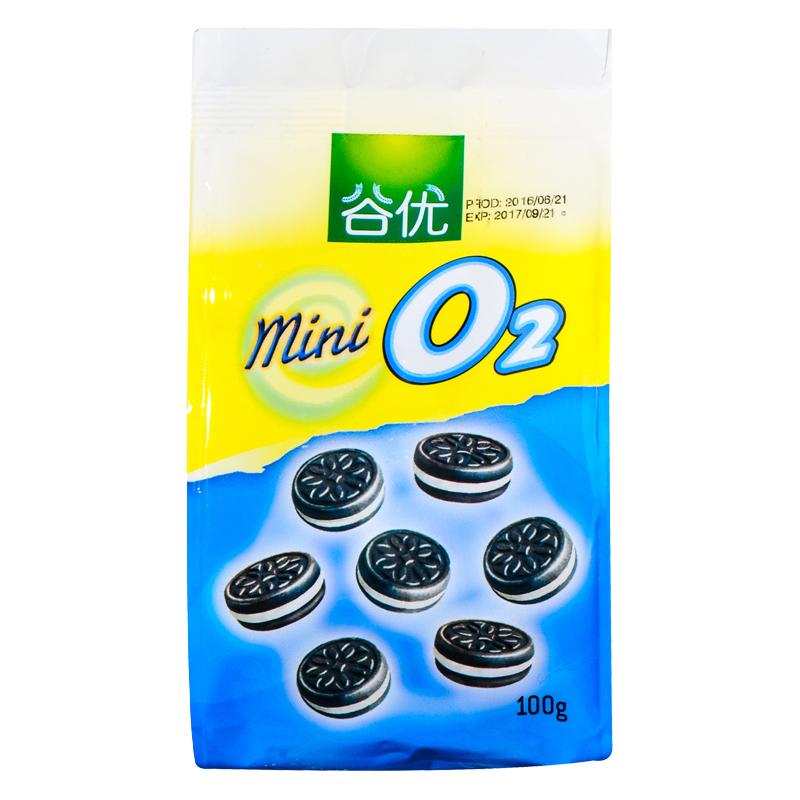 gullon 谷优 迷你夹心饼干 奶油味 100g