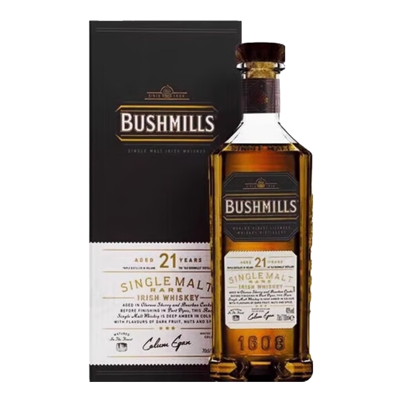 百世醇布什米尔（Bushmills）百世醇/奥妙 700ml 爱尔兰威士忌 布什米尔21年