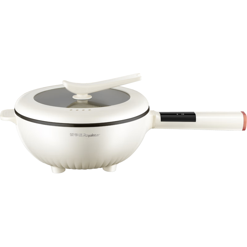 荣事达（Royalstar）电炒锅 智能电火锅 电蒸锅 电煮锅家用多功能大功率一体锅 炒菜锅4.5L电热锅DCG04F1