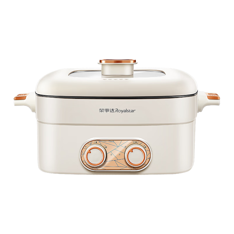 Royalstar 荣事达 鸳鸯锅7L大容量电火锅分区控温一体式速沸方形电煮锅多功能锅家用电热锅火锅RHG-70Z2