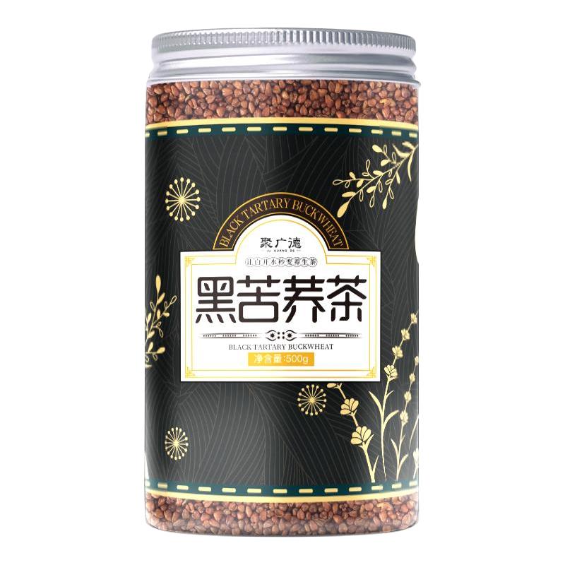 聚广德黑苦荞茶四川大凉山荞麦茶正宗浓香型官方旗舰店正品500g
