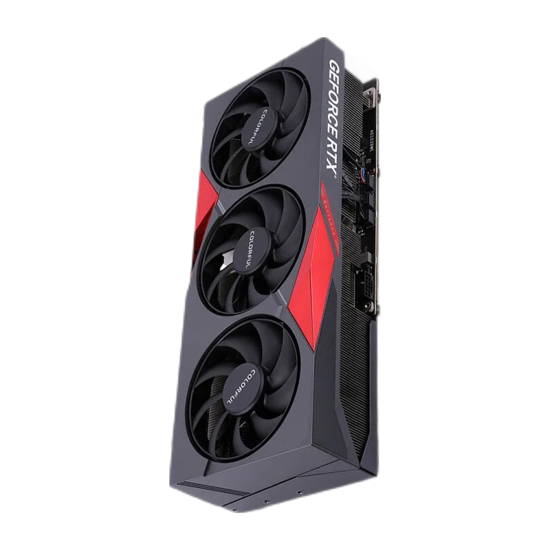 COLORFUL 七彩虹 战斧 GeForce RTX 4070 TI 豪华版 显卡 12GB 黑色