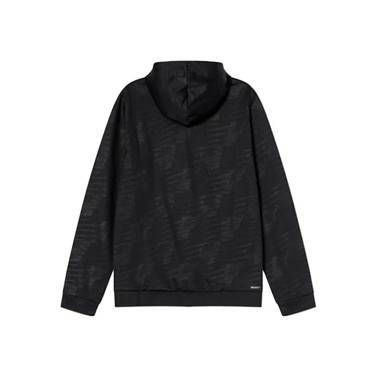 New Balance 男休闲运动宽松针织连帽长袖上衣