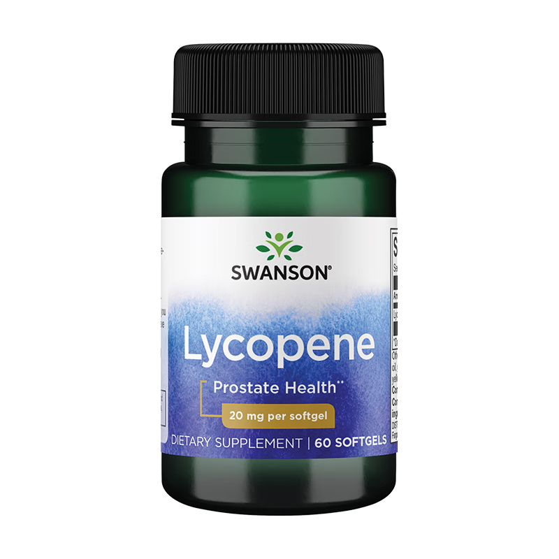 SWANSON 斯旺森 番茄红素软胶囊20mg*60粒 男性备孕前列健康 美国进口