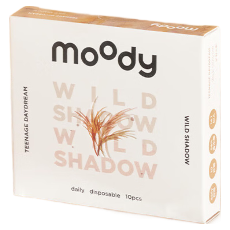 moody 美瞳日抛隐形眼镜迷你mini系列2片装 嘿嘿黑550度 小moo款-嘿嘿黑-黑亮婴儿瞳