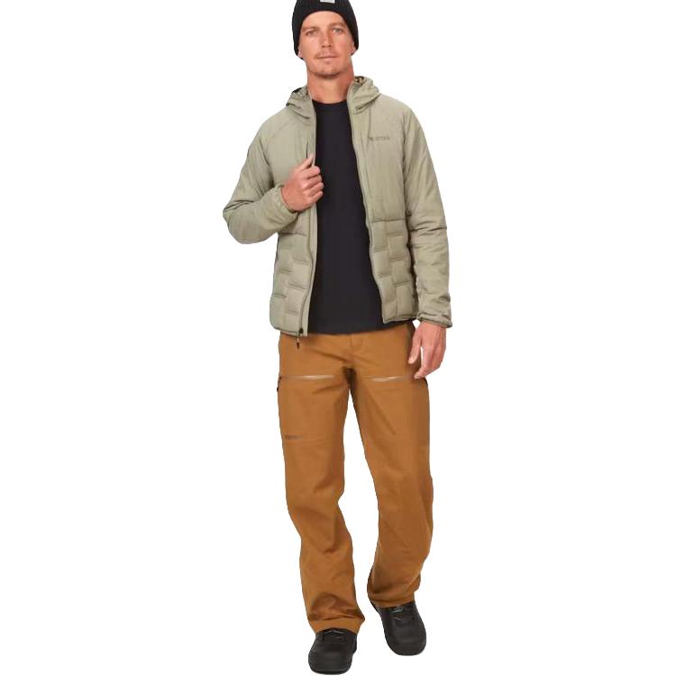 Marmot土拨鼠  男士 轻薄保暖连帽羽绒服