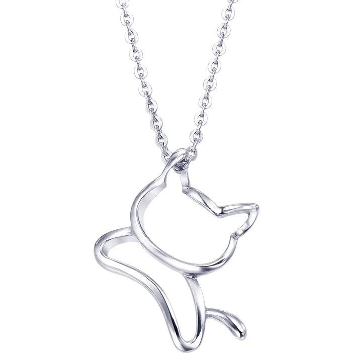 周生生Pt950小猫铂金吊坠女款不含链78003P 定价