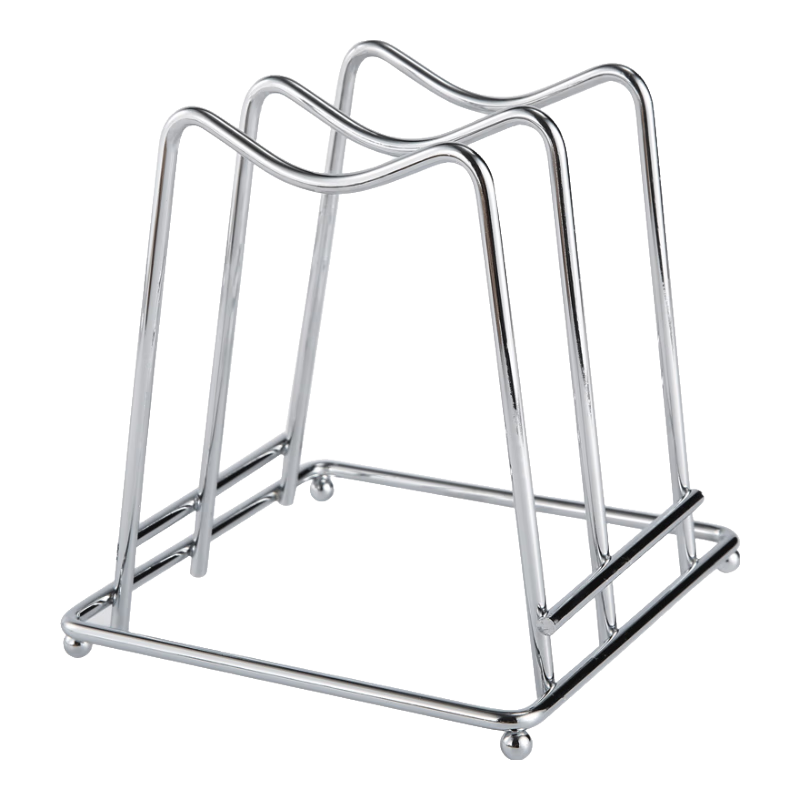 MAXCOOK 美厨 砧板架锅盖架 沥水架置物架 加厚加粗高碳钢承重力强 本色砧板放置架