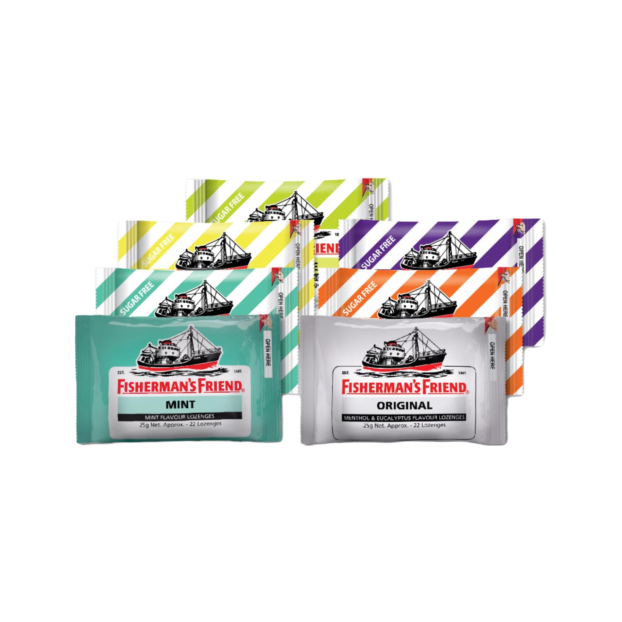 FISHERMAN'S FRIEND 渔夫之宝 润喉糖 7口味可选 25g