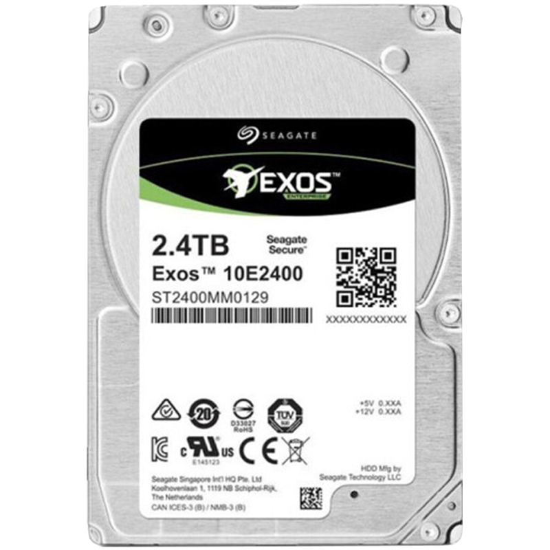 SEAGATE 希捷 银河Exos 10E2400系列 2.4TB 2.5英寸 企业级硬盘 (10000rpm、CMR) ST2400MM0129