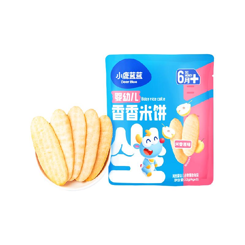 小鹿蓝蓝 婴儿米饼32g x1袋