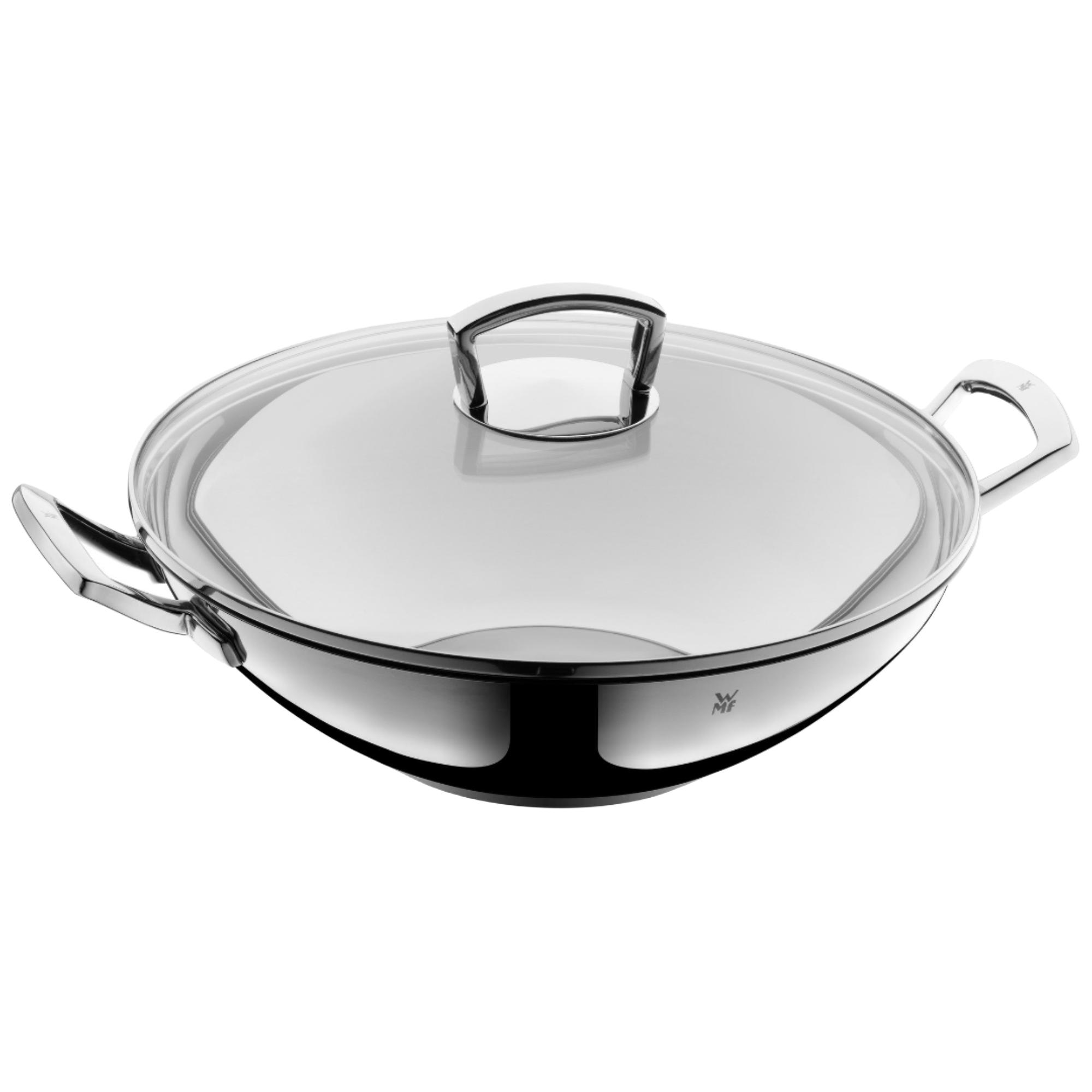 WMF 福腾宝 炒锅(36cm、无涂层、合金、银色)