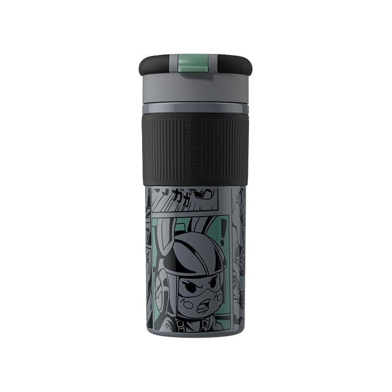 大嘴猴保温杯男士大容量车载学生咖啡情侣款双饮吸管杯高颜值定制