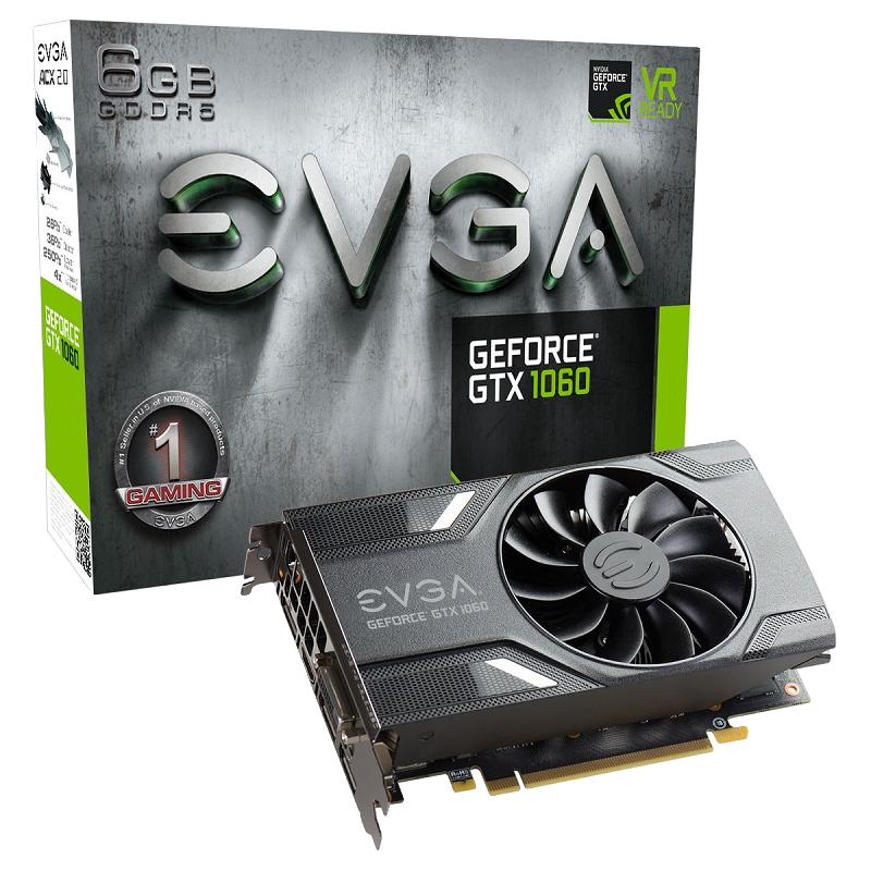  EVGA GTX 1060 6G REF ACX 2.0 显卡  6GB