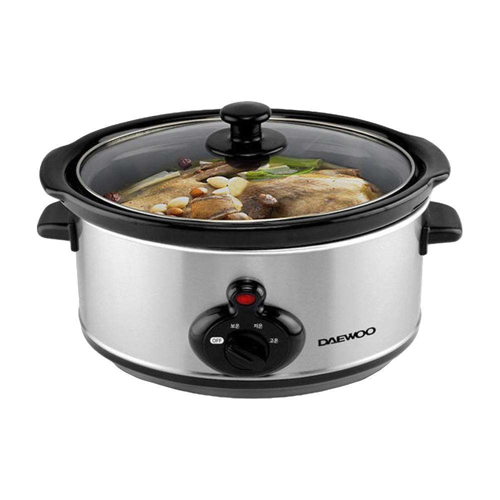 DAEWOO 大宇 韩国Daewoo 电饭煲 Slow Cooker 3.5升麦饭石鸡蛋参鸡汤 DEC-