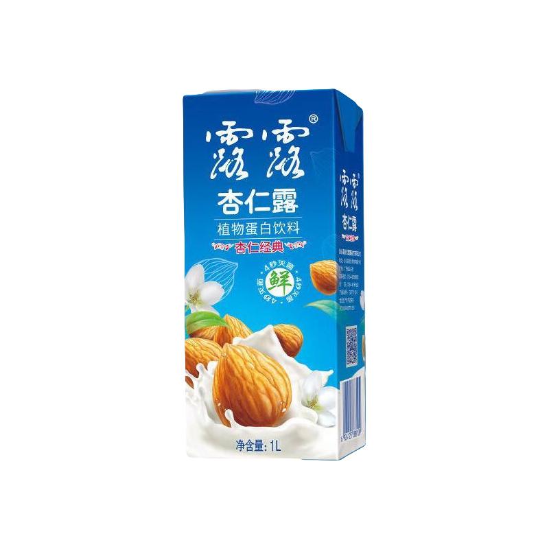lolo 露露 杏仁露1L*2利乐盒装经典原味大容量聚会植物蛋白饮品汕头