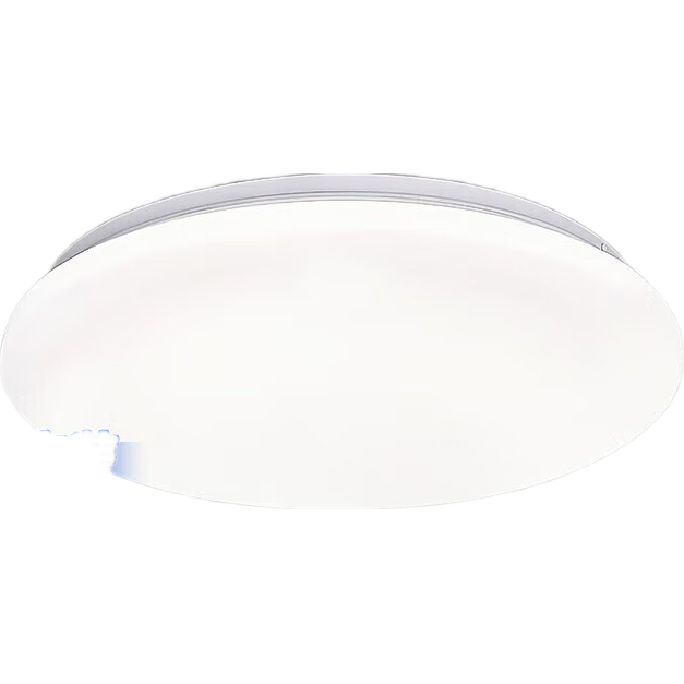 ARROW箭牌照明 卧室灯LED餐厅吸顶灯客厅灯阳台灯圆形灯具简约JPX111 简白-48W三色50CM适20平内