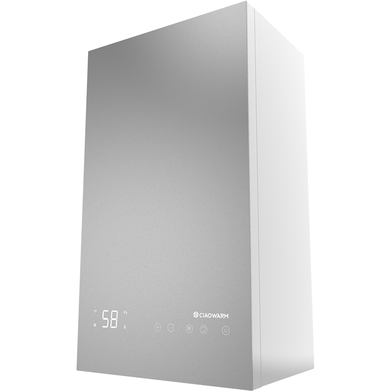  小沃 24kw全预混冷凝炉 高端银 LL1GBQ24-CWL24E68 人工智能 壁挂炉  16.5L/min 24kW