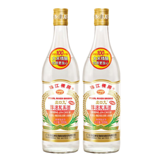 珠江桥牌 醇旧双蒸 豉香型米酒  35度以下 光瓶装
