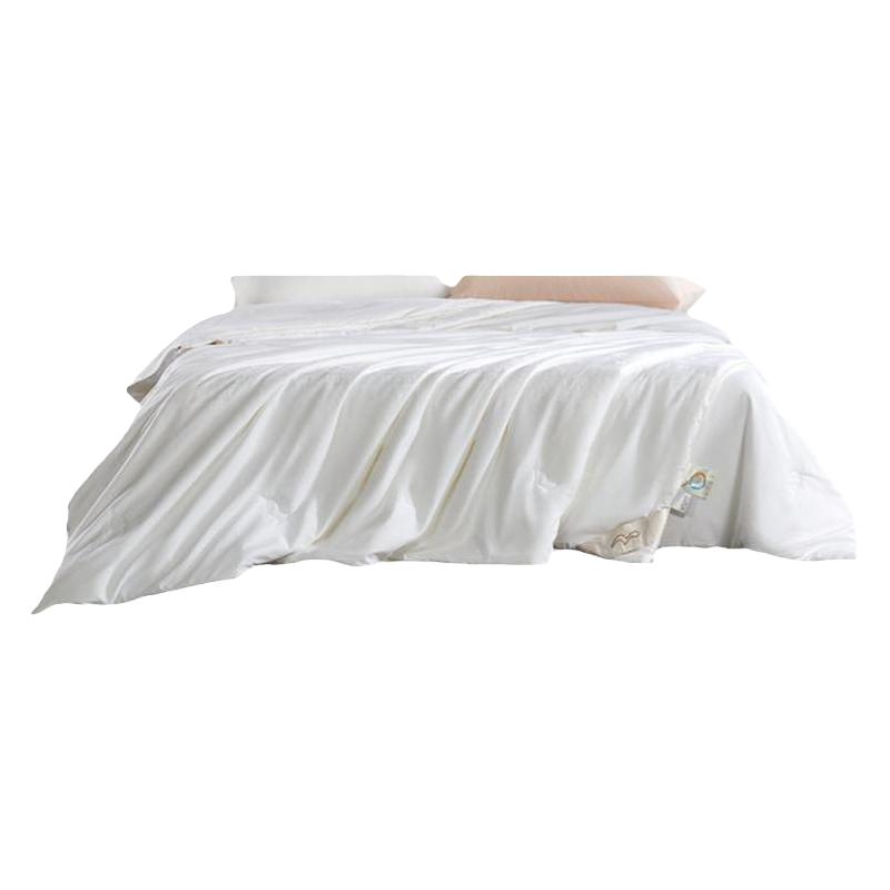 水星家纺100%桑蚕丝被子母被60支全棉抗菌蚕丝春秋被结婚被子被芯