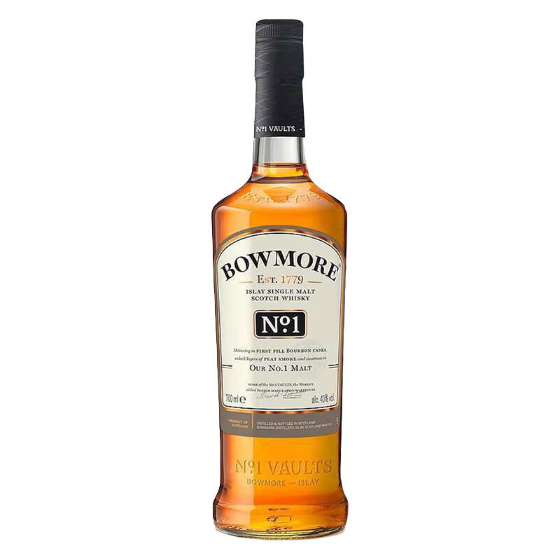 波摩（Bowmore）12年 传奇 单一麦芽苏格兰 威士忌 洋酒 进口 波摩1号700ml