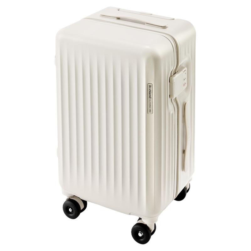 洛克兰2025大容量塑框行李箱女旅行拉杆密码皮箱24寸结实耐用
