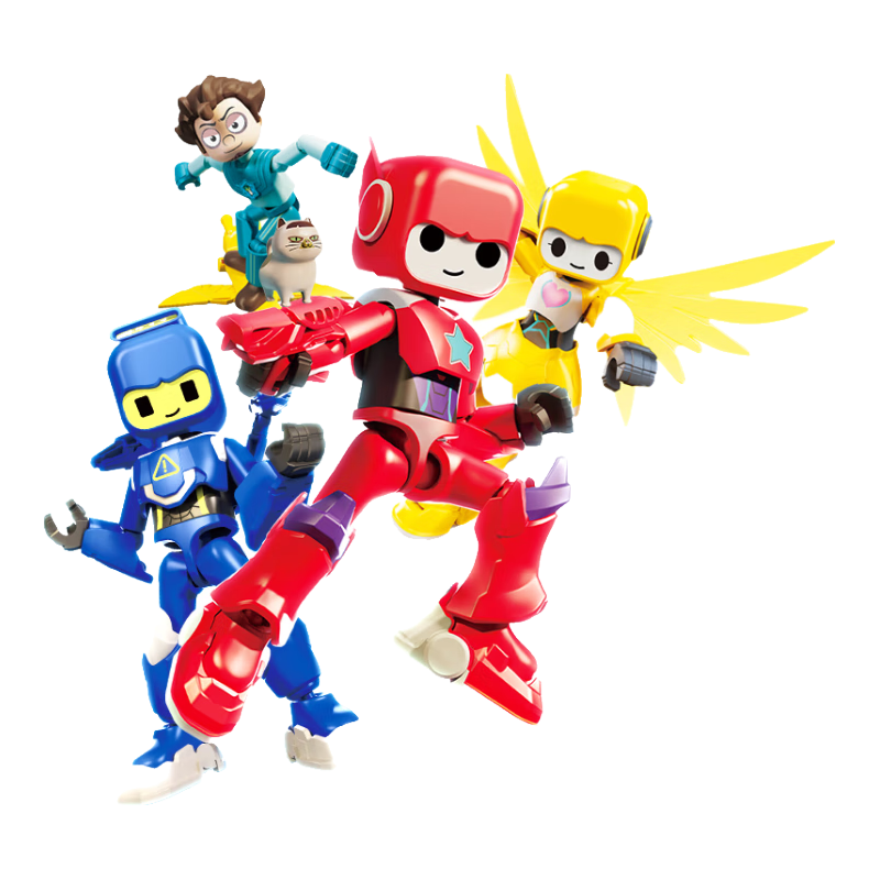 布鲁可积木人 布布鲁鲁可可蔡博士单盒版本【1个】