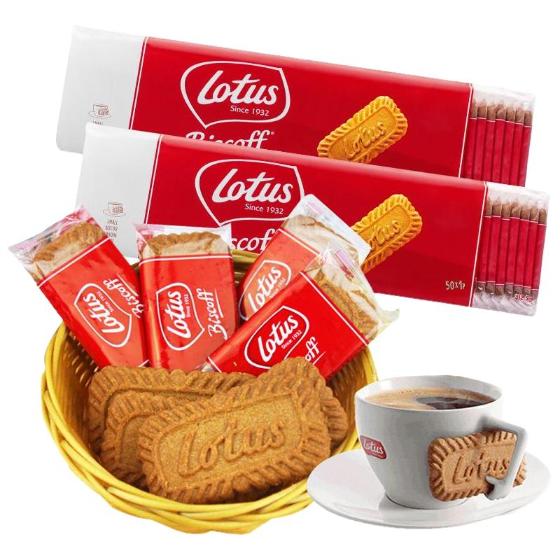 Lotus 和情 比利时进口lotus和情缤咖时焦糖饼干喜饼伴手礼零食小吃休闲食品