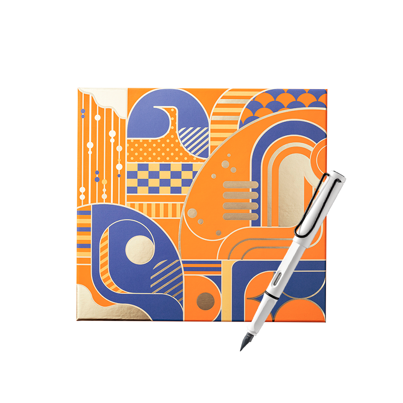 LAMY凌美钢笔 Safari狩猎系列墨水笔 正姿钢笔 文具练字签字笔 刻字企业 0.7mm