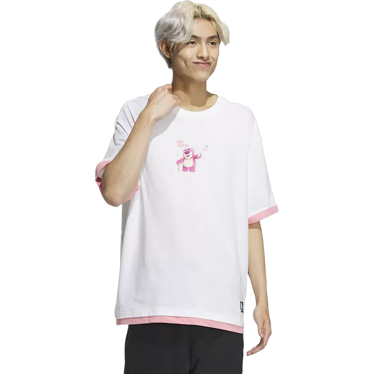 阿迪达斯男女潮流运动服跑步训练休闲圆领T恤 IP4052 M