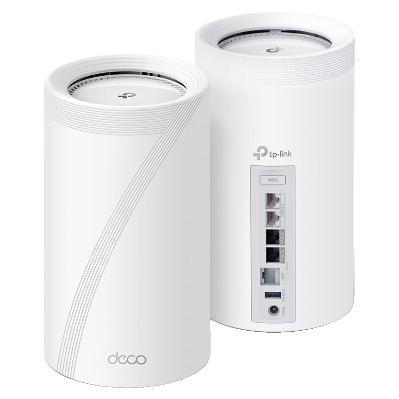 普联（TP-LINK） 普联Deco BE95 四频BE33000 WiFi7 10G网口无线路由器 白色